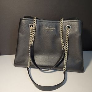 Purse Black and Gold Kate Spade